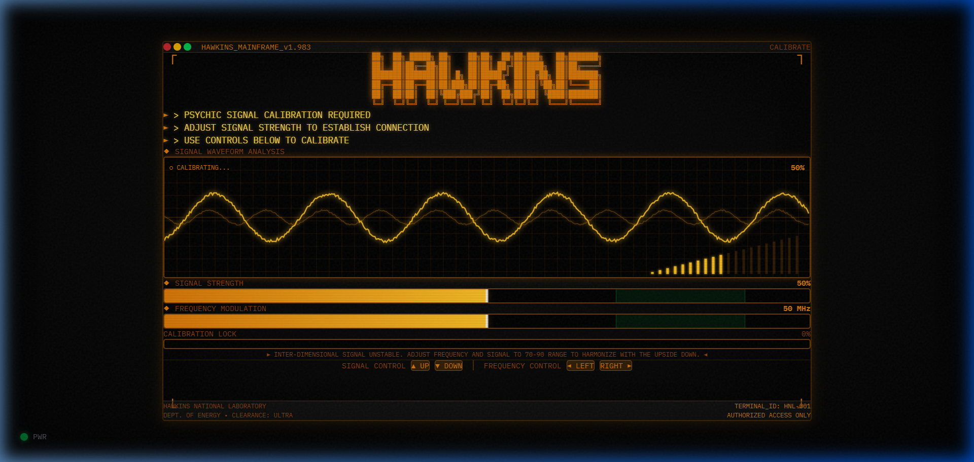 Hawkins Incident Command Console